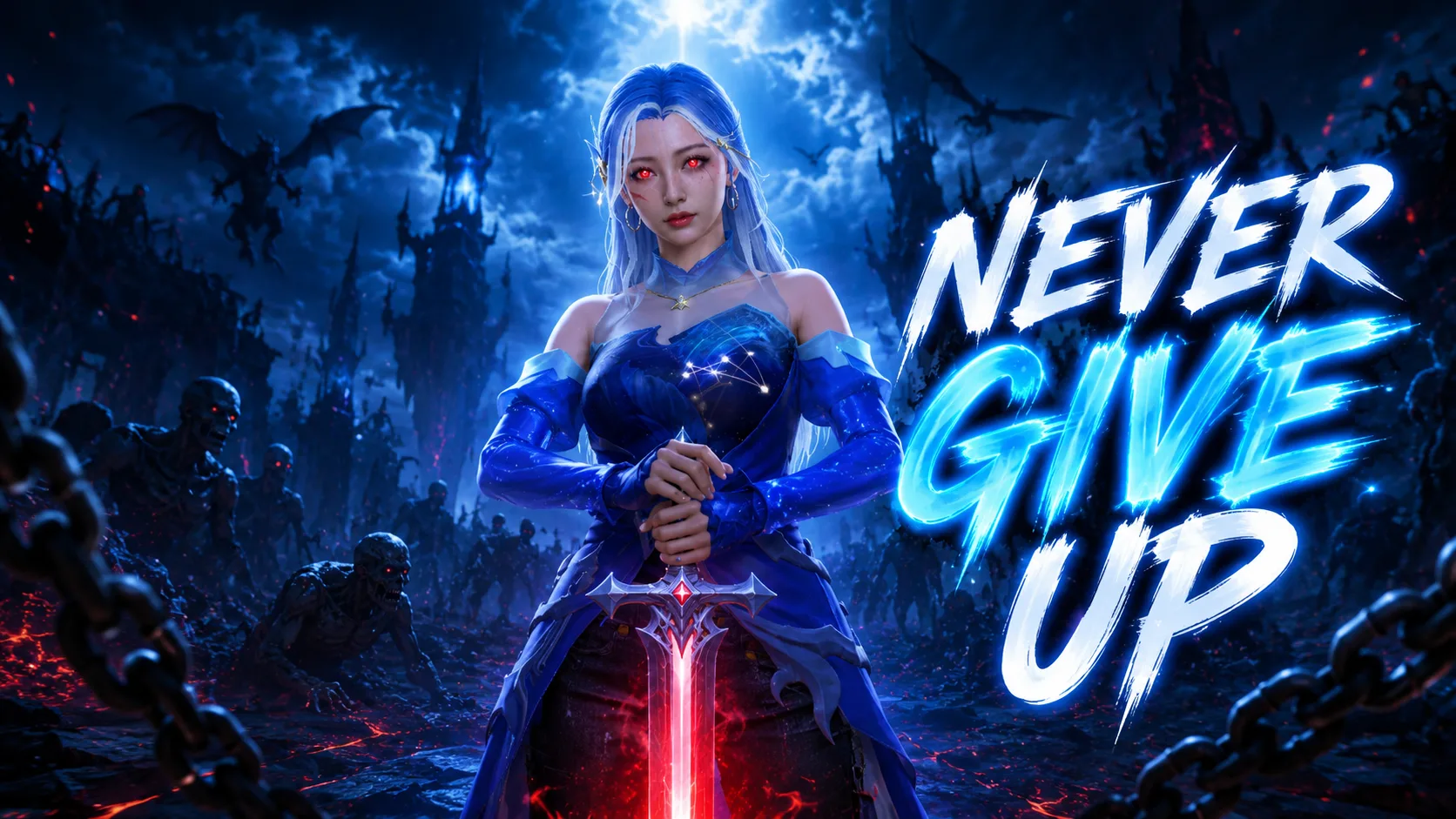 Never Give Up - PromptGallery