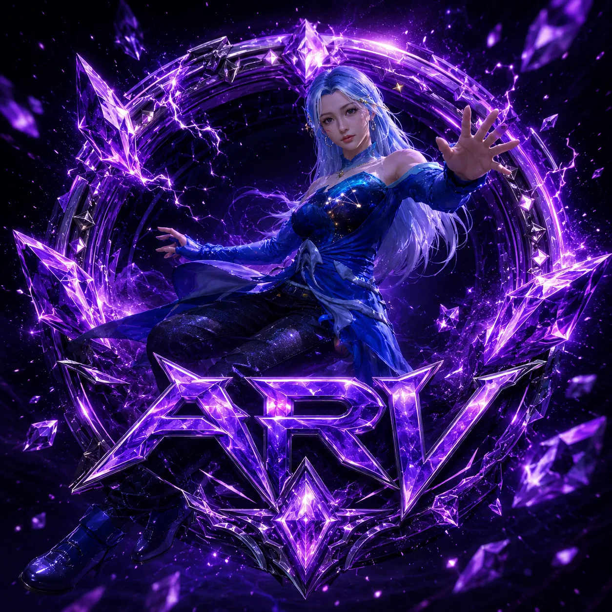 Esports Amethyst Logo - PromptGallery