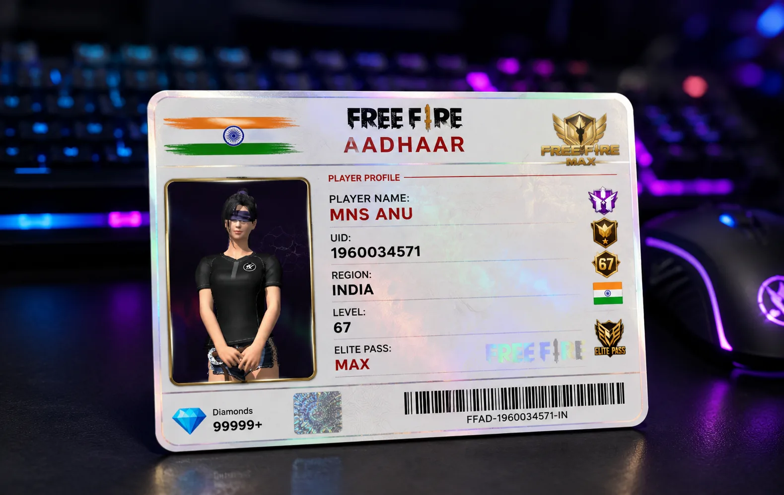 FF AADHAR - PromptGallery