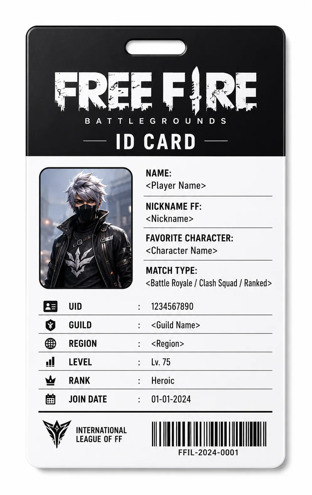 FF Profile Card - PromptGallery