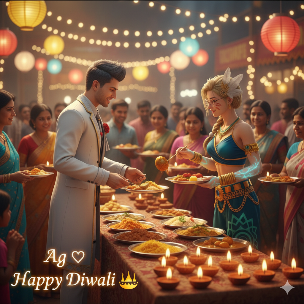 Diwali food style - PromptGallery