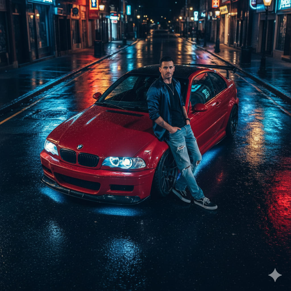 Man with BMW - PromptGallery