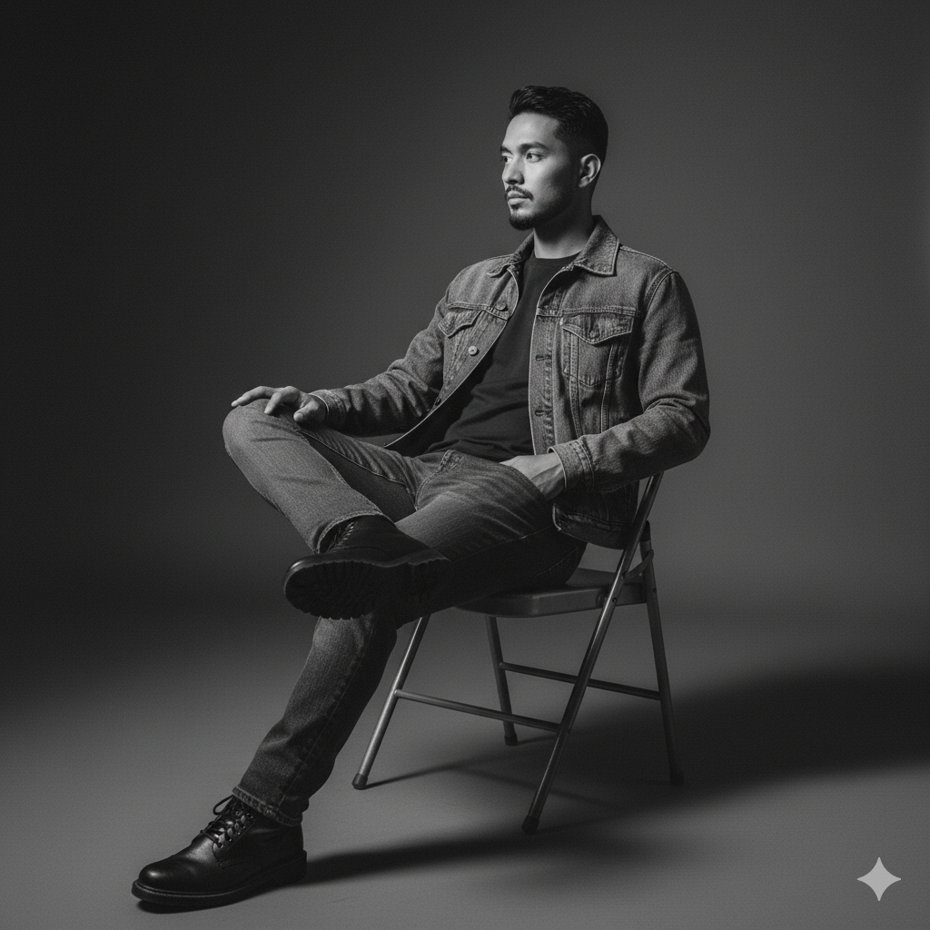 Studio style black and white - PromptGallery