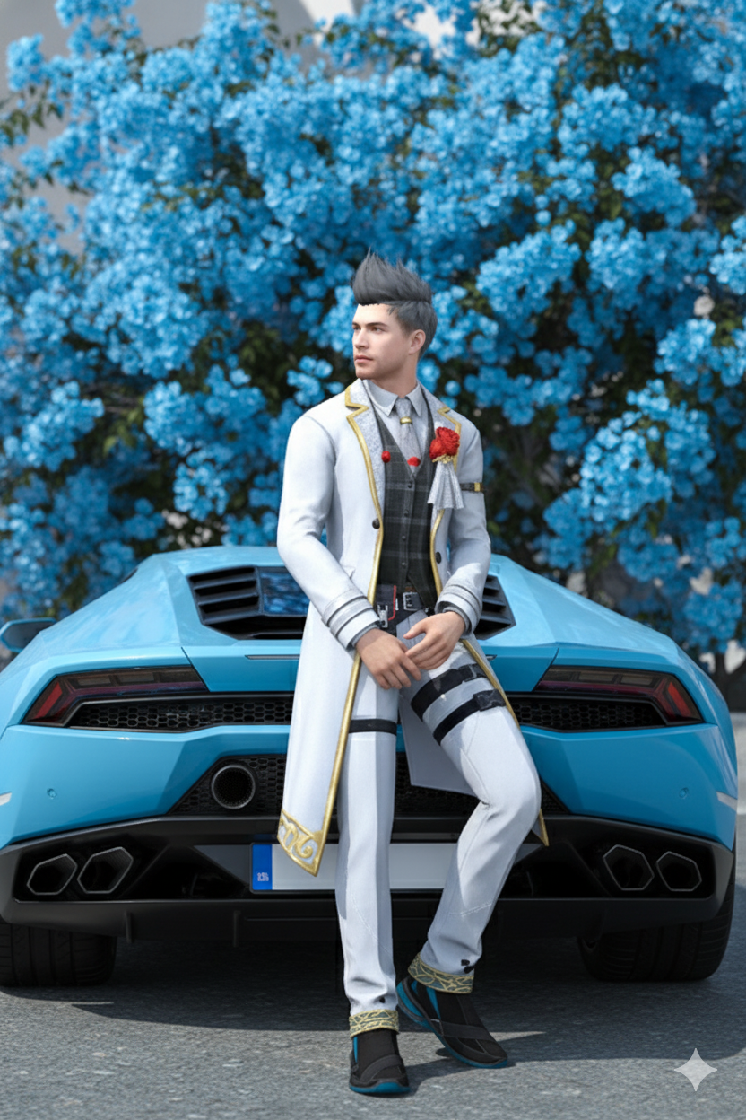 FF car pose v2 - PromptGallery